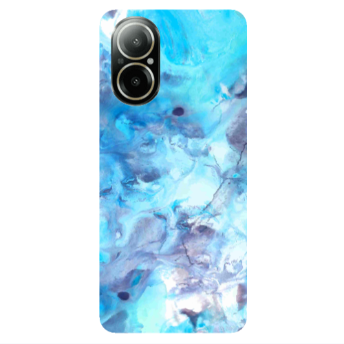 Realme C67 Marble Clouds Transparent Silicone TPU Θήκη