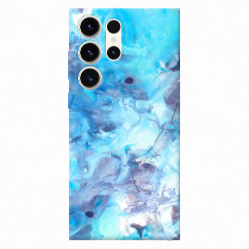 Samsung S25 Ultra Marble Clouds Transparent Silicone TPU Θήκη