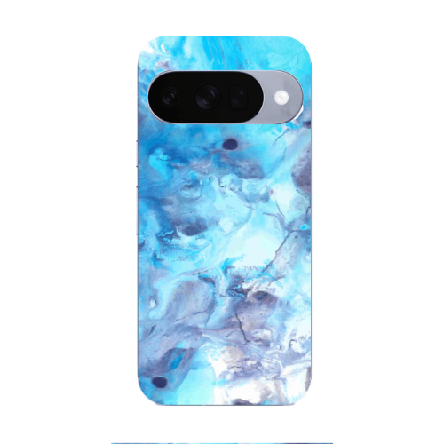 Google Pixel 10 Marble Clouds Transparent Silicone TPU Θήκη