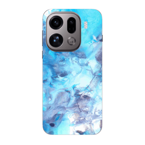 Oppo Find X9 Pro Marble Clouds Transparent Silicone TPU Θήκη