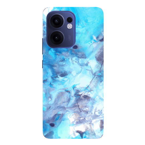Oppo Reno13 FS Marble Clouds Transparent Silicone TPU Θήκη
