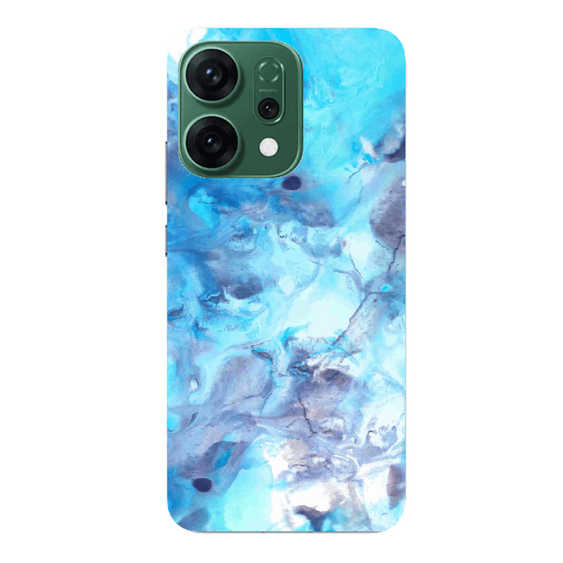 Oppo RENO 14 Marble Clouds Transparent Silicone TPU Θήκη