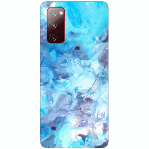 Samsung S20 FE Marble Clouds Transparent Silicone TPU Θήκη
