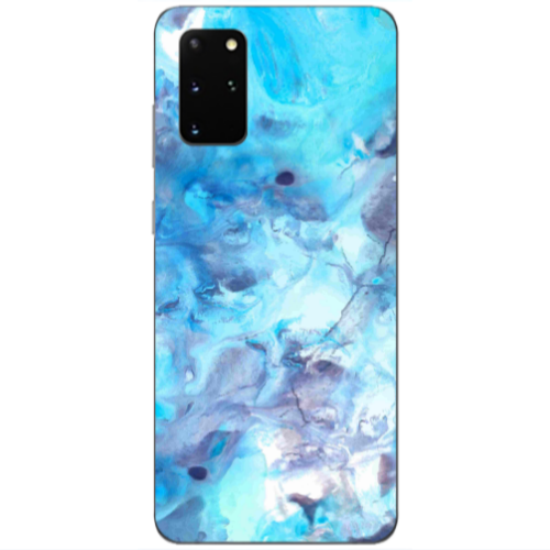 Samsung S20 Plus Marble Clouds Transparent Silicone TPU Θήκη