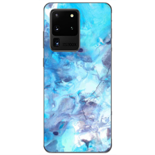 Samsung S20 Ultra Marble Clouds Transparent Silicone TPU Θήκη