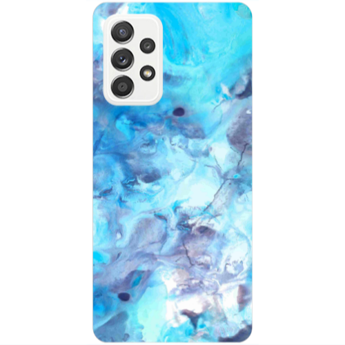 Samsung A33 Marble Clouds Transparent Silicone TPU Θήκη