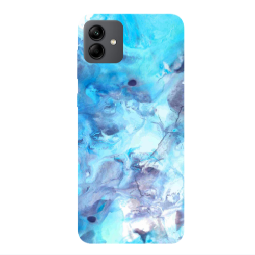 Samsung A04 Marble Clouds Transparent Silicone TPU Θήκη