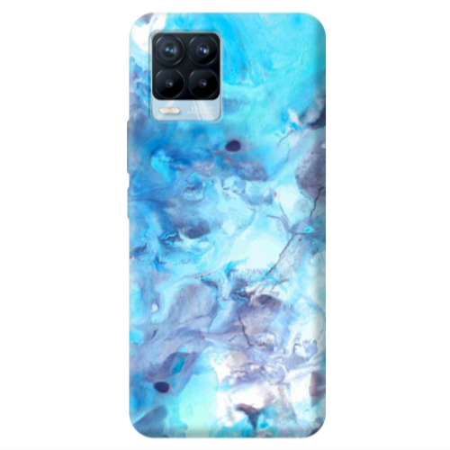 Realme 8 Pro Marble Clouds Transparent Silicone TPU Θήκη