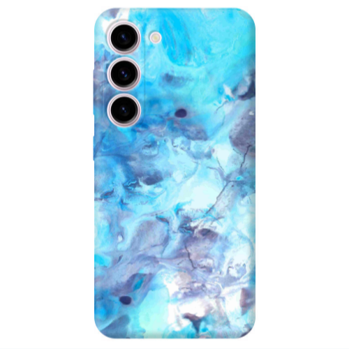 Samsung S23 Plus Marble Clouds Transparent Silicone TPU Θήκη