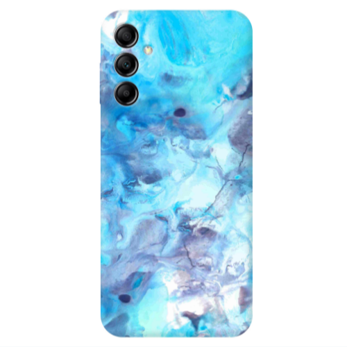 Samsung A14 5G Marble Clouds Transparent Silicone TPU Θήκη