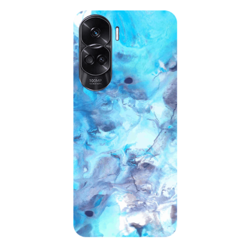 Honor 90 Lite 5G Marble Clouds Transparent Silicone TPU Θήκη