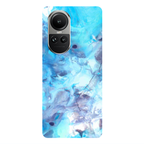 Oppo Reno10 5G Marble Clouds Transparent Silicone TPU Θήκη