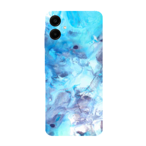 Samsung A06 Marble Clouds Transparent Silicone TPU Θήκη