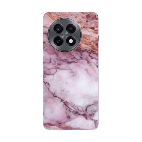 Oneplus 13 5G Marble Brown And Pink Transparent Silicone TPU Θήκη