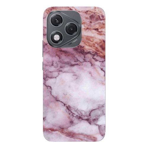 Honor 400 Lite Marble Brown And Pink Transparent Silicone TPU Θήκη