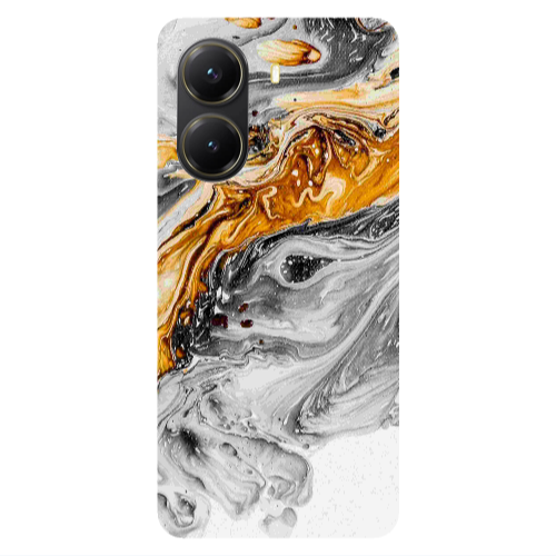 Xiaomi Poco X7 Pro Marble gray Patern Transparent Silicone TPU Θήκη