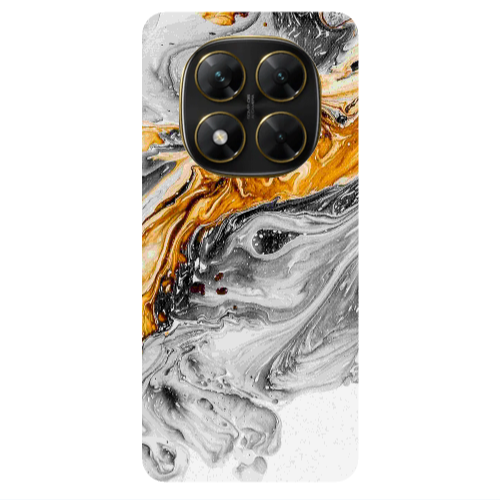 Xiaomi Poco X7 Marble gray Patern Transparent Silicone TPU Θήκη