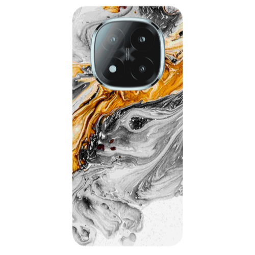 Xiaomi Redmi Note 14 Pro + 5g Marble gray Patern Transparent Silicone TPU Θήκη