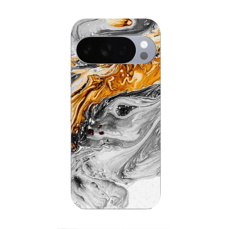 Google Pixel 10 Pro XL Marble gray Patern Transparent Silicone TPU Θήκη