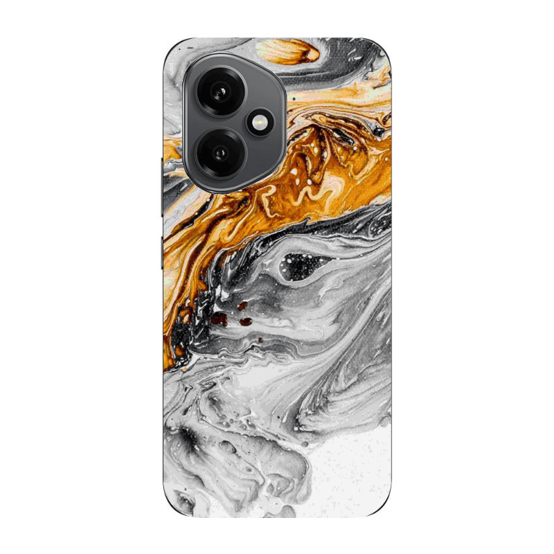 Honor Magic 400 Marble gray Patern Transparent Silicone TPU Θήκη
