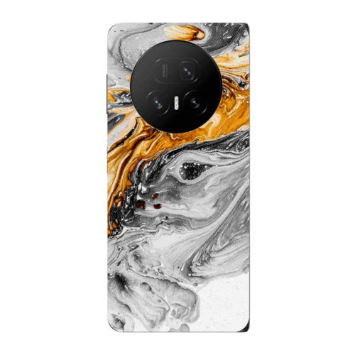 Honor Magic V5 Marble gray Patern Transparent Silicone TPU Θήκη