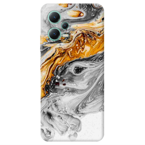 Xiaomi Redmi Note 12 Pro 5G Marble gray Patern Transparent Silicone TPU Θήκη