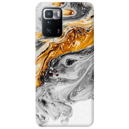 Xiaomi Poco X3 GT Marble gray Patern Transparent Silicone TPU Θήκη
