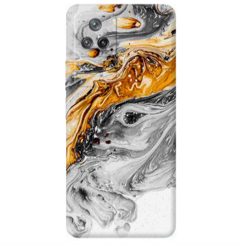 Xiaomi Poco F4 Marble gray Patern Transparent Silicone TPU Θήκη