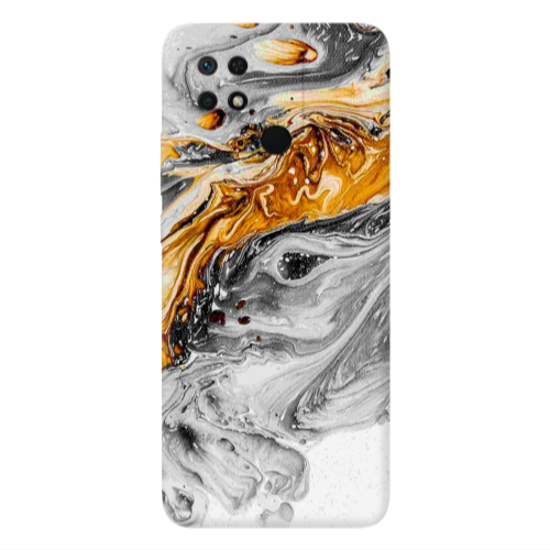 Xiaomi Poco C40 Marble gray Patern Transparent Silicone TPU Θήκη