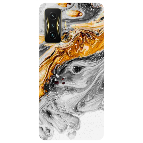 Xiaomi Poco F4 Gt Marble gray Patern Transparent Silicone TPU Θήκη