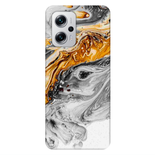 Xiaomi Poco X4 GT Marble gray Patern Transparent Silicone TPU Θήκη