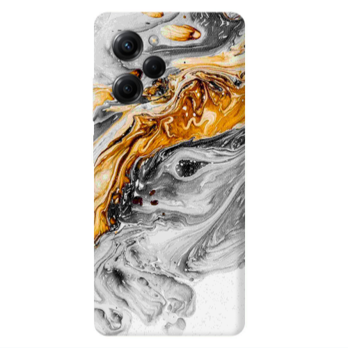 Xiaomi Poco X5 Pro Marble gray Patern Transparent Silicone TPU Θήκη