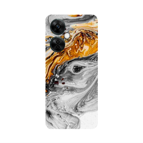 Oneplus Nord CE 3 Lite 5G Marble gray Patern Transparent Silicone TPU Θήκη