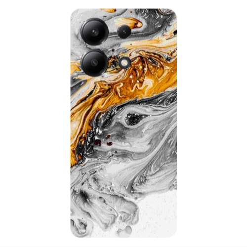 Xiaomi Redmi Note 13 4G Marble gray Patern Transparent Silicone TPU Θήκη