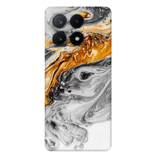 Xiaomi Poco X6Pro 5G Marble gray Patern Transparent Silicone TPU Θήκη