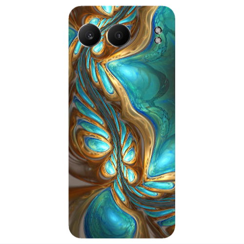 Oneplus Nord 4 Marble Blurry Transparent Silicone TPU Θήκη