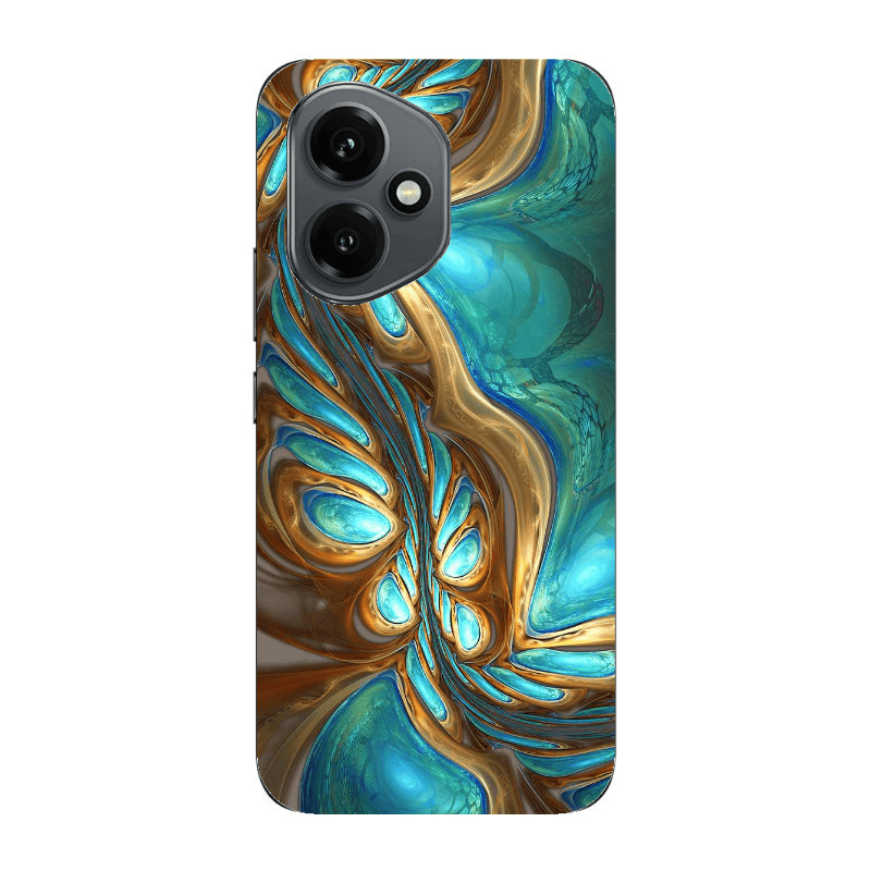 Honor Magic 400 Marble Blurry Transparent Silicone TPU Θήκη
