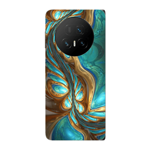Honor Magic V5 Marble Blurry Transparent Silicone TPU Θήκη