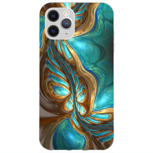 Apple iPhone 13 Pro Max Marble Blurry Transparent Silicone TPU Θήκη