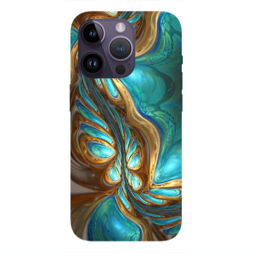 Apple iPhone 14 Pro  Marble Blurry Transparent Silicone TPU Θήκη