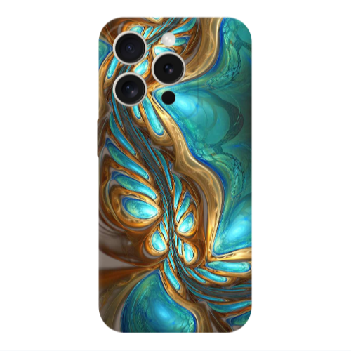 Apple iPhone 15 Pro Max Marble Blurry Transparent Silicone TPU Θήκη