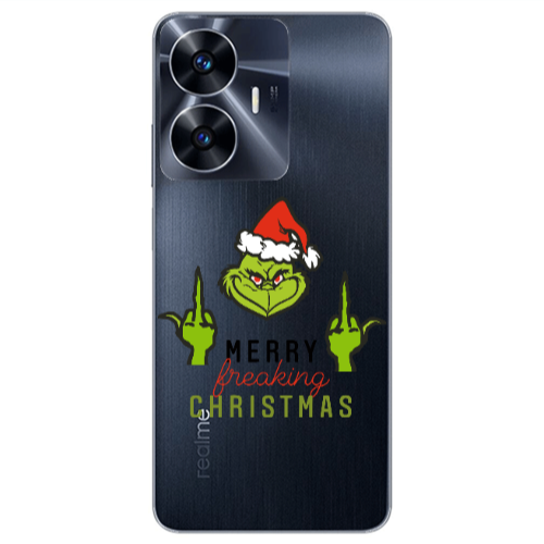 Realme Note 50 Merry Christmas44 Transparent Silicone TPU Θήκη