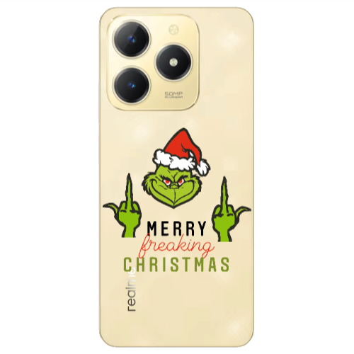 Realme C61 Merry Christmas44 Transparent Silicone TPU Θήκη