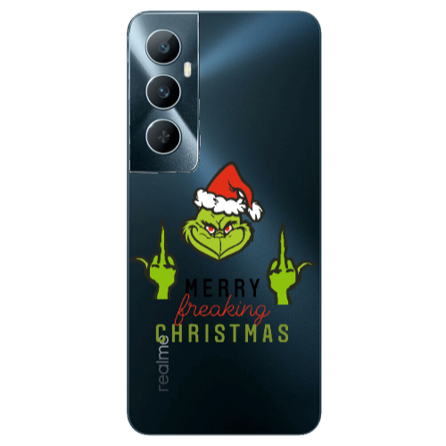 Realme C65 Merry Christmas44 Transparent Silicone TPU Θήκη
