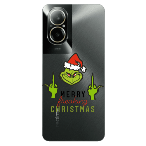 Realme C67 Merry Christmas44 Transparent Silicone TPU Θήκη