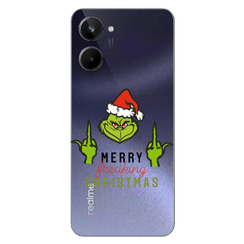 Realme 10 Merry Christmas44 Transparent Silicone TPU Θήκη
