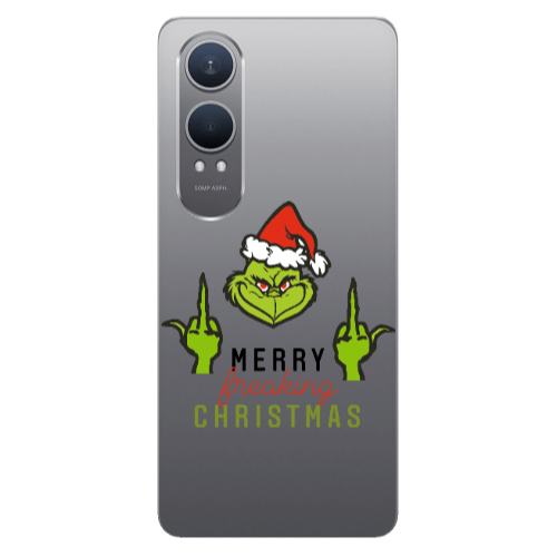 Oneplus Nord Ce 4 lite Merry Christmas44 Transparent Silicone TPU Θήκη