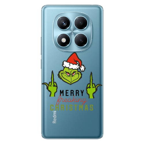 Xiaomi Redmi Note 14 Pro Merry Christmas44 Transparent Silicone TPU Θήκη