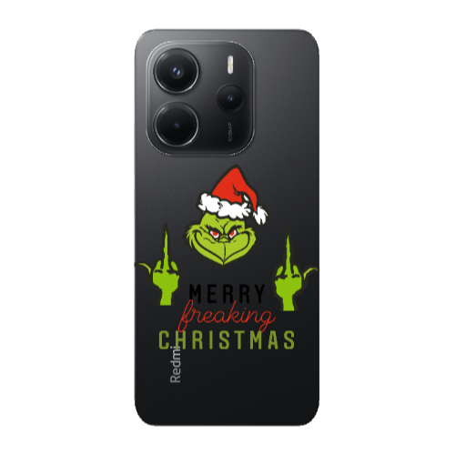 Xiaomi Redmi Note 14 Merry Christmas44 Transparent Silicone TPU Θήκη