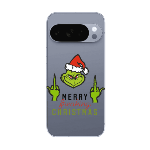 Google Pixel 10 Pro Merry Christmas44 Transparent Silicone TPU Θήκη